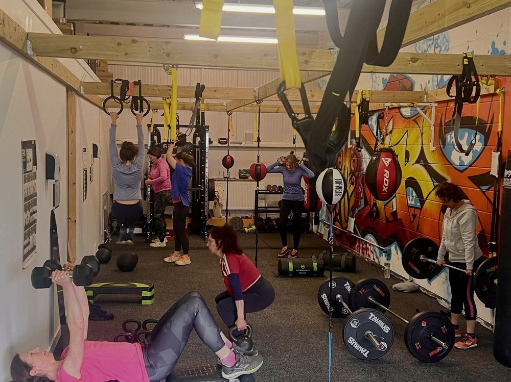 Strength training in the gym