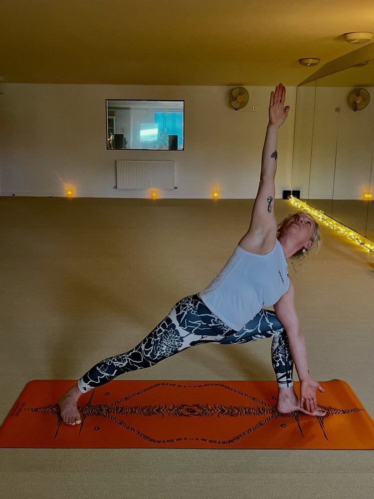 Private yoga in the studio
